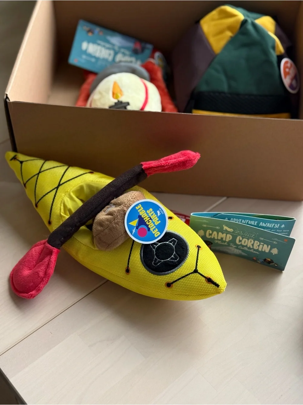 NWT Camp Corbin Plush Dog Toys - 3 available